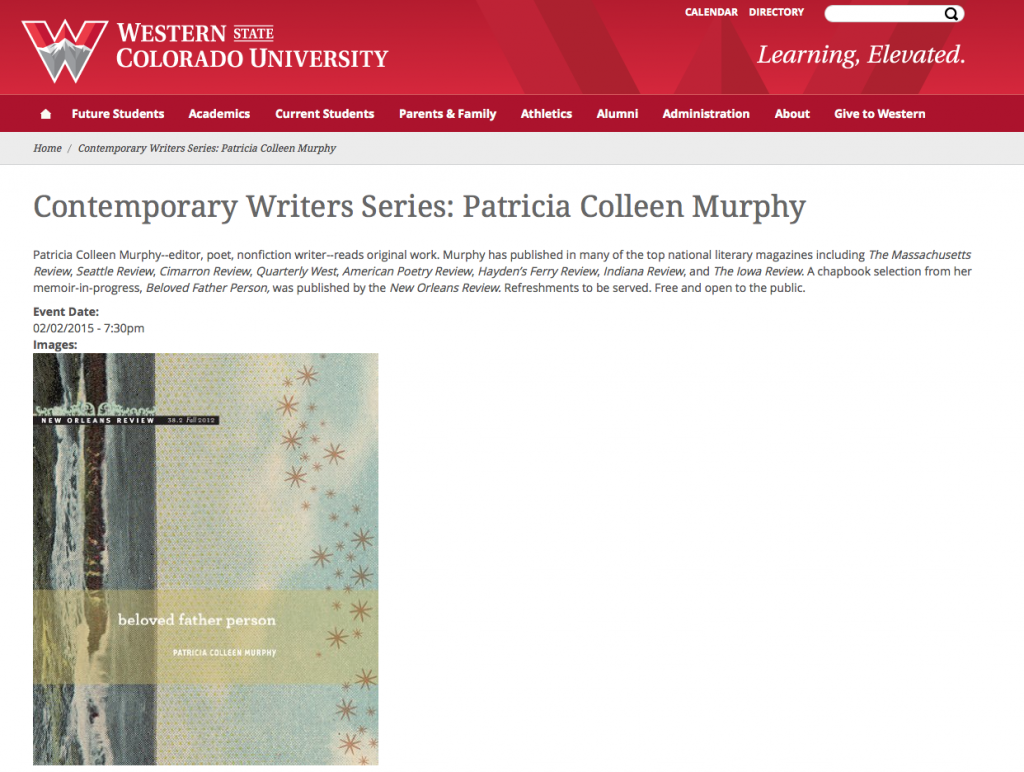 Contemporary Writers Series