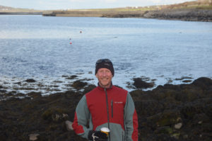 Johnnie at the bay.